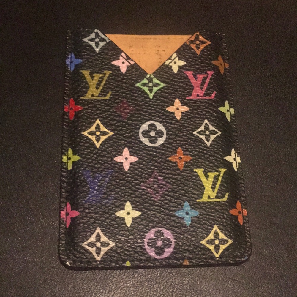 Authentic Louis Vuitton multicolor Monogram Card holder